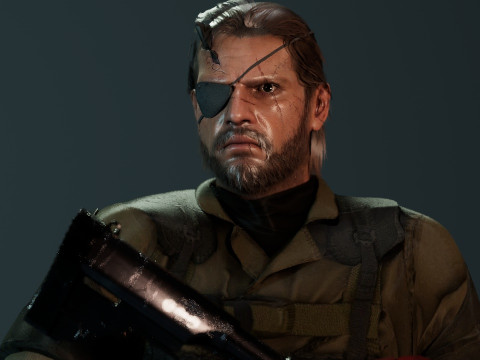 Solide snake 3D Модель