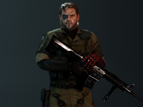 Solide snake 3D Модель