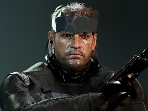 Solide snake 3D Модель