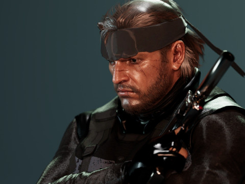 Solide snake 3D Модель