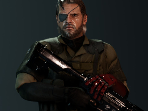 Solide snake 3D Модель
