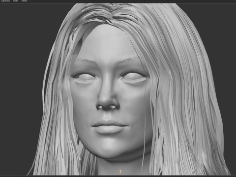 Queen Mera Amber Heard Model 3D
