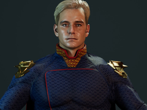 Homelander Model 3D