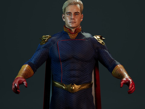 Homelander Model 3D