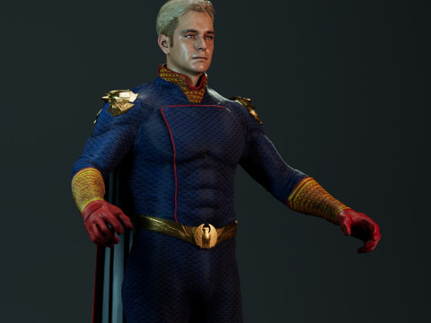 Homelander Model 3D