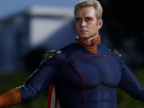 Homelander Model 3D