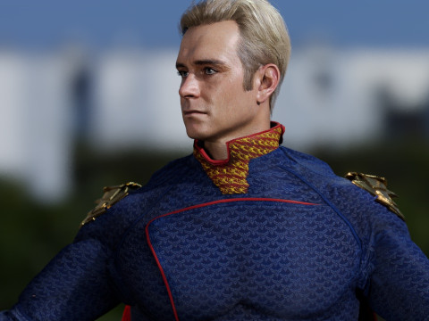 Homelander Model 3D