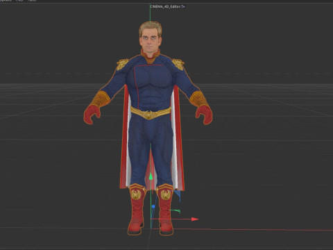 Homelander Model 3D