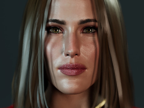 Jennifer Garner 3D Model