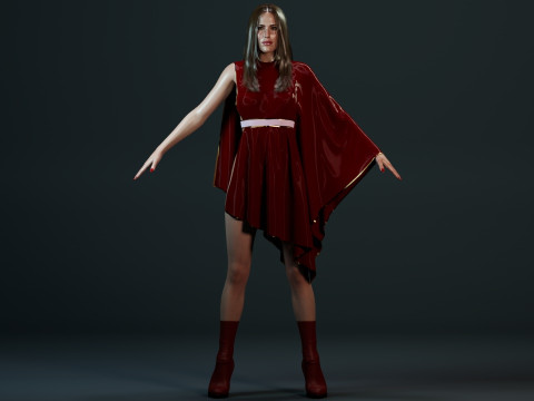 Jennifer Garner 3D Model