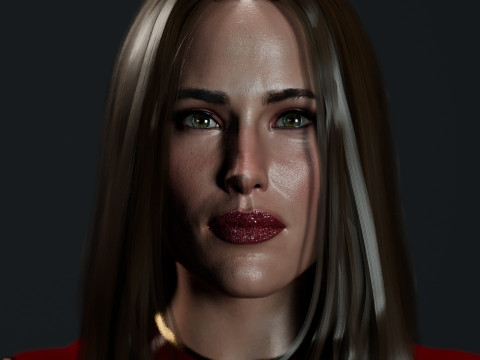 Jennifer Garner 3D Model