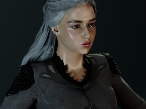Daenerys Targaryen 3D Model