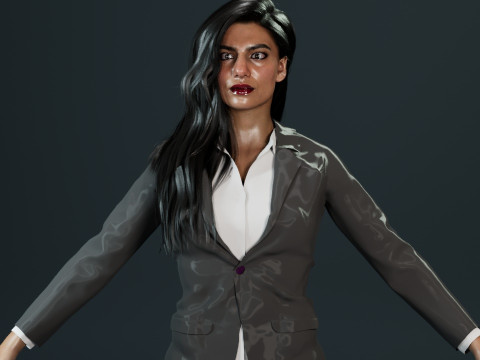 Victoria Newman 3D Модель