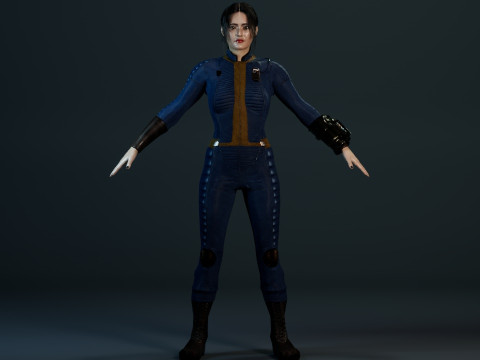 Lucy Maclean Model 3D