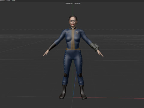 Lucy Maclean Model 3D