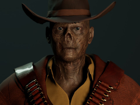 Cooper Howard The Ghoul 3D Model