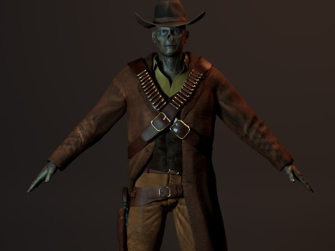 Cooper Howard The Ghoul 3D Model