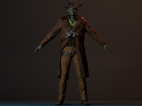 Cooper Howard The Ghoul 3D Model