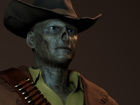 Cooper Howard The Ghoul 3D Model