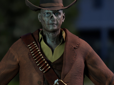 Cooper Howard The Ghoul 3D Model