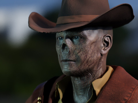 Cooper Howard The Ghoul 3D Model