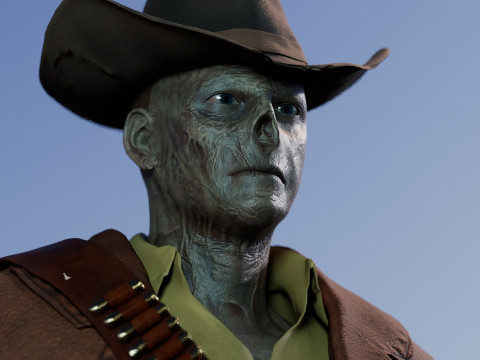 Cooper Howard The Ghoul 3D Model