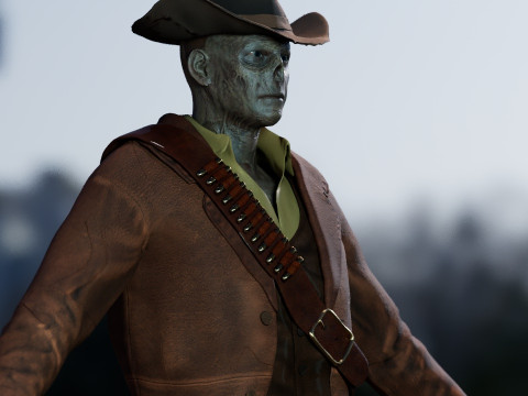 Cooper Howard The Ghoul 3D Model