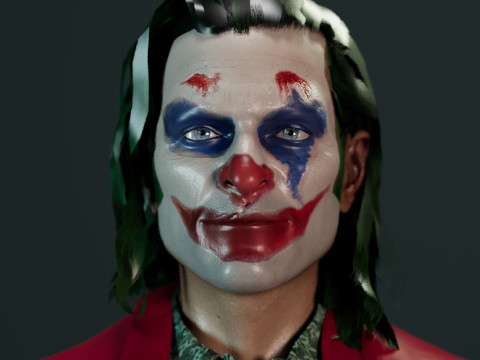 Joker Joaquin Phoenix 3D Модель
