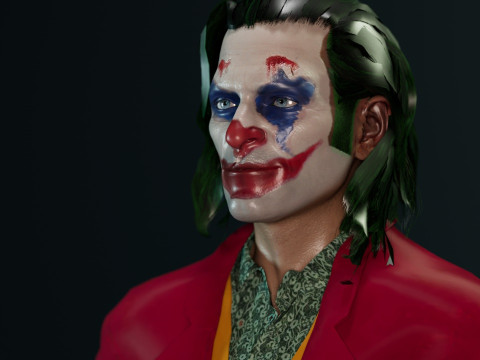 Joker Joaquin Phoenix 3D Модель