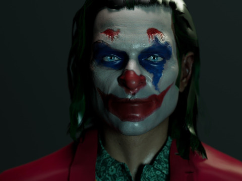 Joker Joaquin Phoenix 3D Модель