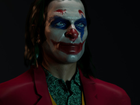 Joker Joaquin Phoenix 3D Модель
