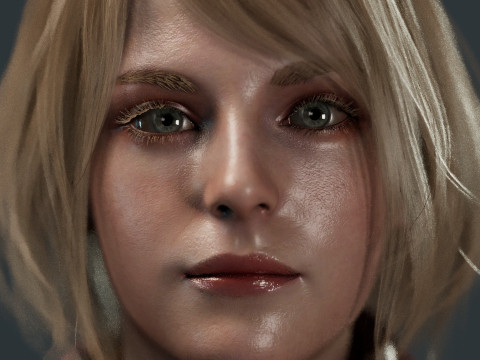 Ashely Graham 3D Модель