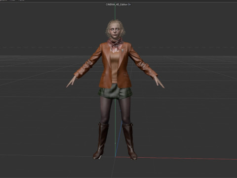 Ashely Graham 3D Модель