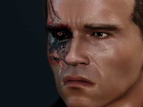Terminator Arnold Schwarzenegger 3D Model