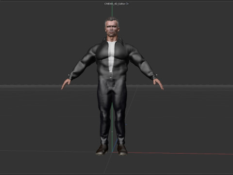 Terminator Arnold Schwarzenegger 3D Model
