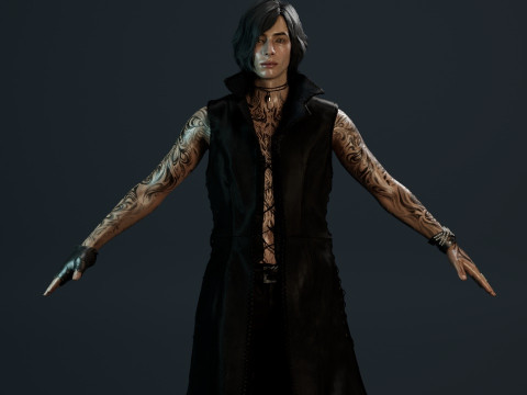 定番 Devil May Cry V 3D Model in Fantasy 3DExport ビデオカメラ