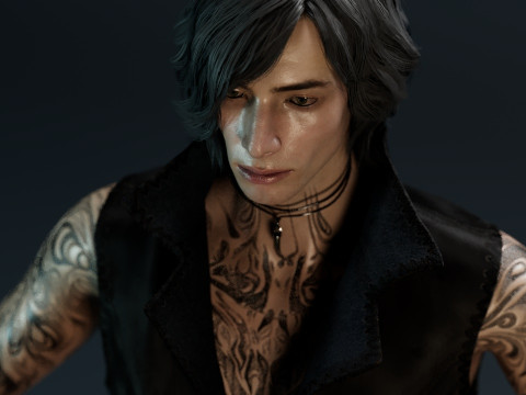 Devil May Cry V 3D Model in Fantasy 3DExport