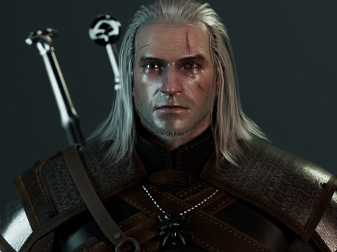The Witcher 3D Модель