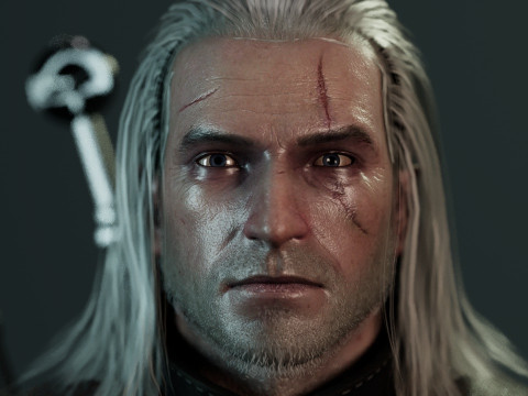 The Witcher 3D Model