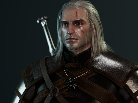 The Witcher 3D Модель