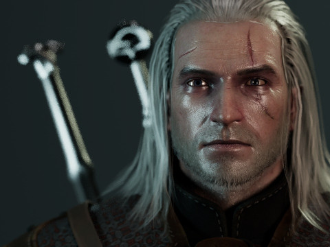 The Witcher 3D Модель