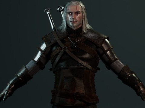 The Witcher 3D Модель