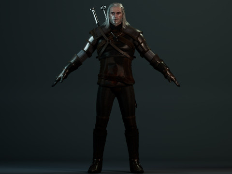 The Witcher 3D Модель