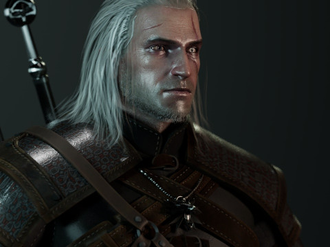 The Witcher 3D Модель