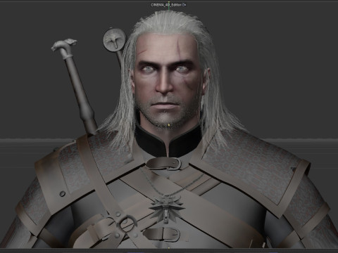 The Witcher 3D Модель