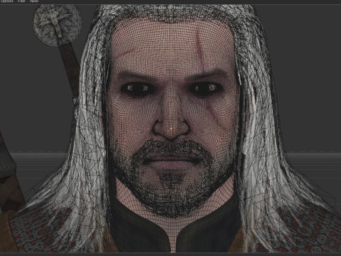 The Witcher 3D Модель