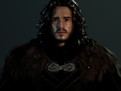 Jon Snow 3D Model