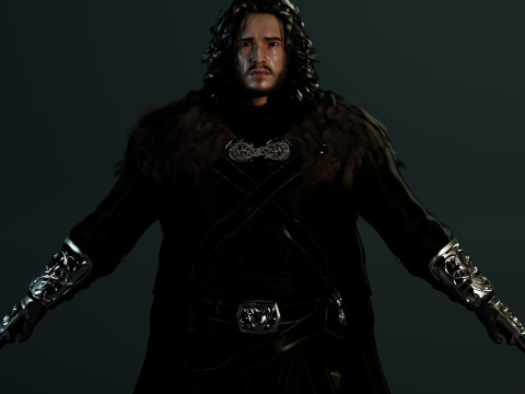 Jon Snow 3D Model