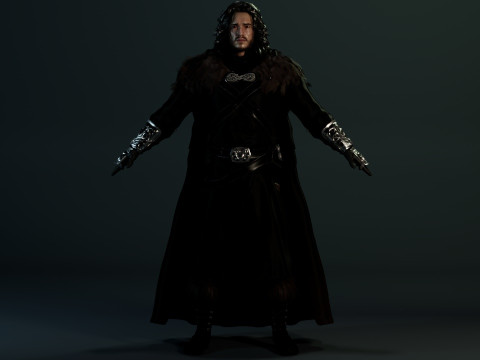 Jon Snow 3D Model