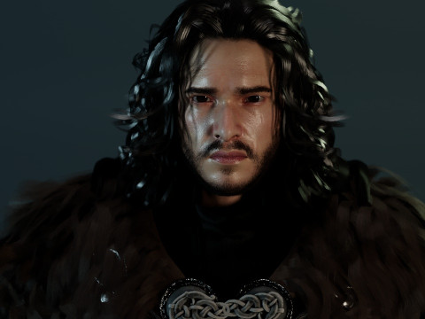 Jon Snow 3D Model